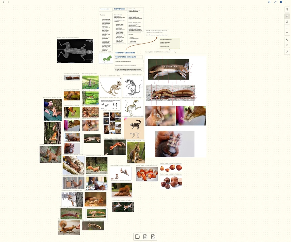 Screenshot mit vielen kleine Fotos